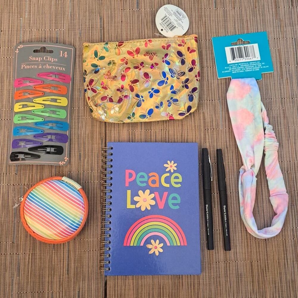 7 Piece Rainbow Bundle Accessories set